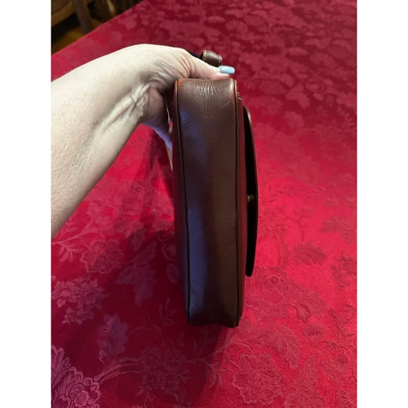 Cartier Bordeaux Leather Crossbody Bag - Picture 8 of 13